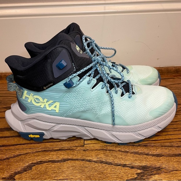 Hoka One One Women's Trail Running Athletic Shoes - Light Blue - Picture 1 of 7